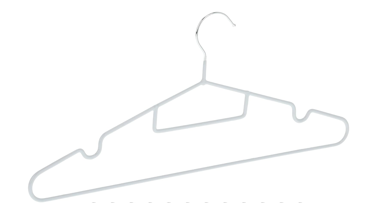 Metall Kleiderbügel gummiert - Ordnung im Kleiderschrank - Kleiderschrankcoaching - Ordnung mit Stil